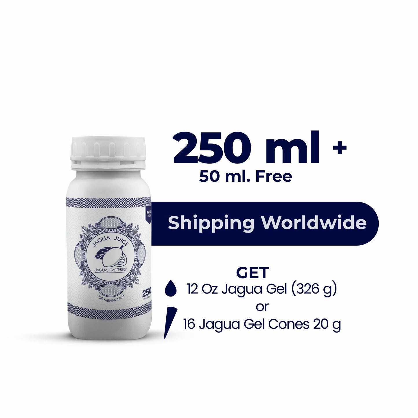 JAGUA JUICE 250 ml + 50 ml Free
