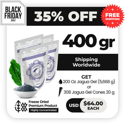 JAGUA POWDER 400 g (4 bags per 100 g)