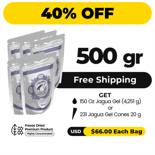 JAGUA POWDER 500 g (5 bags per 100 g)