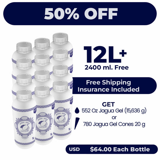 JAGUA JUICE  12 L + 2,400 ml Free
