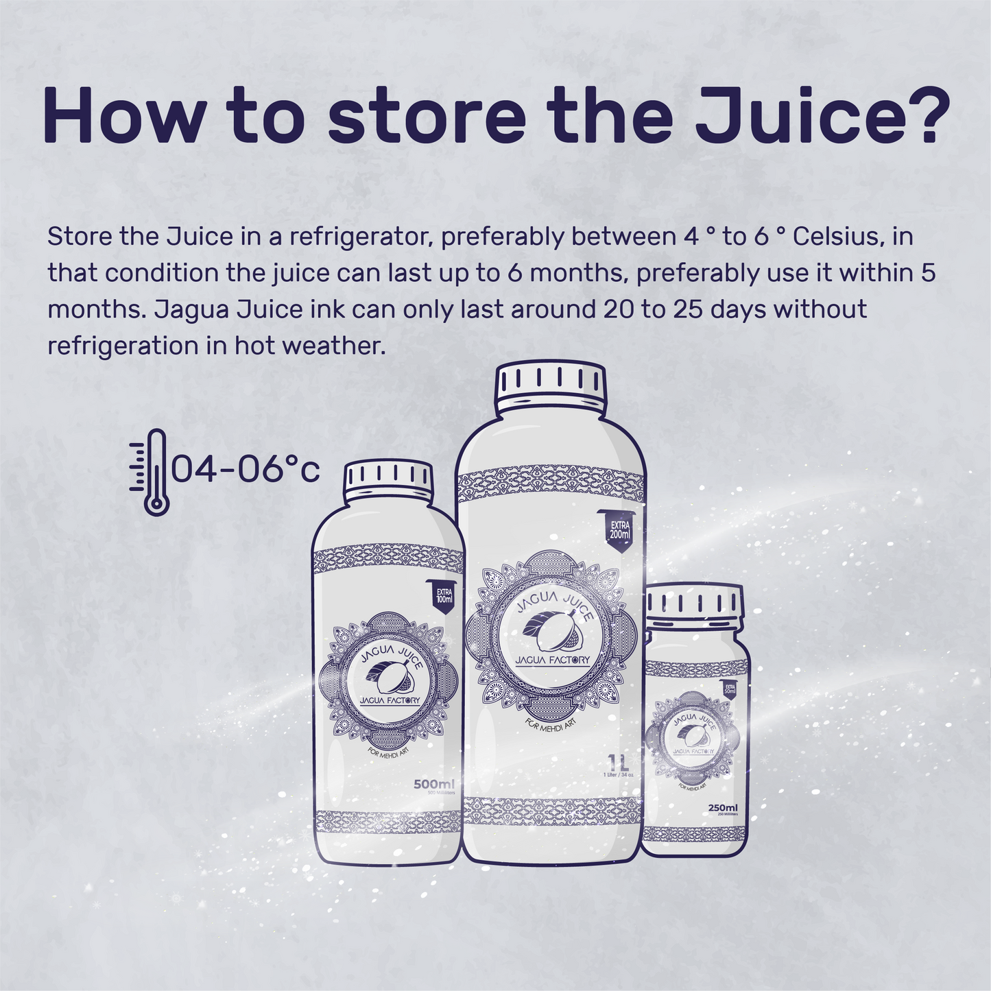 How to store the Jagua Juice | Jagua Factory